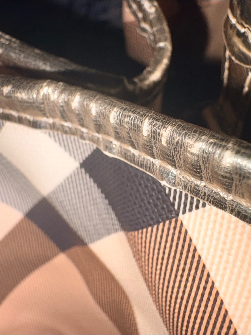 Burberry Shoulder Bag with Scarf Accent - Picture 15 of 15
